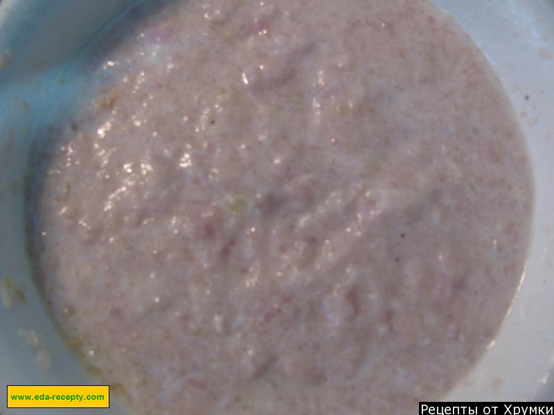 Шаг 8 приготовления Клецки из куриного филе с луком