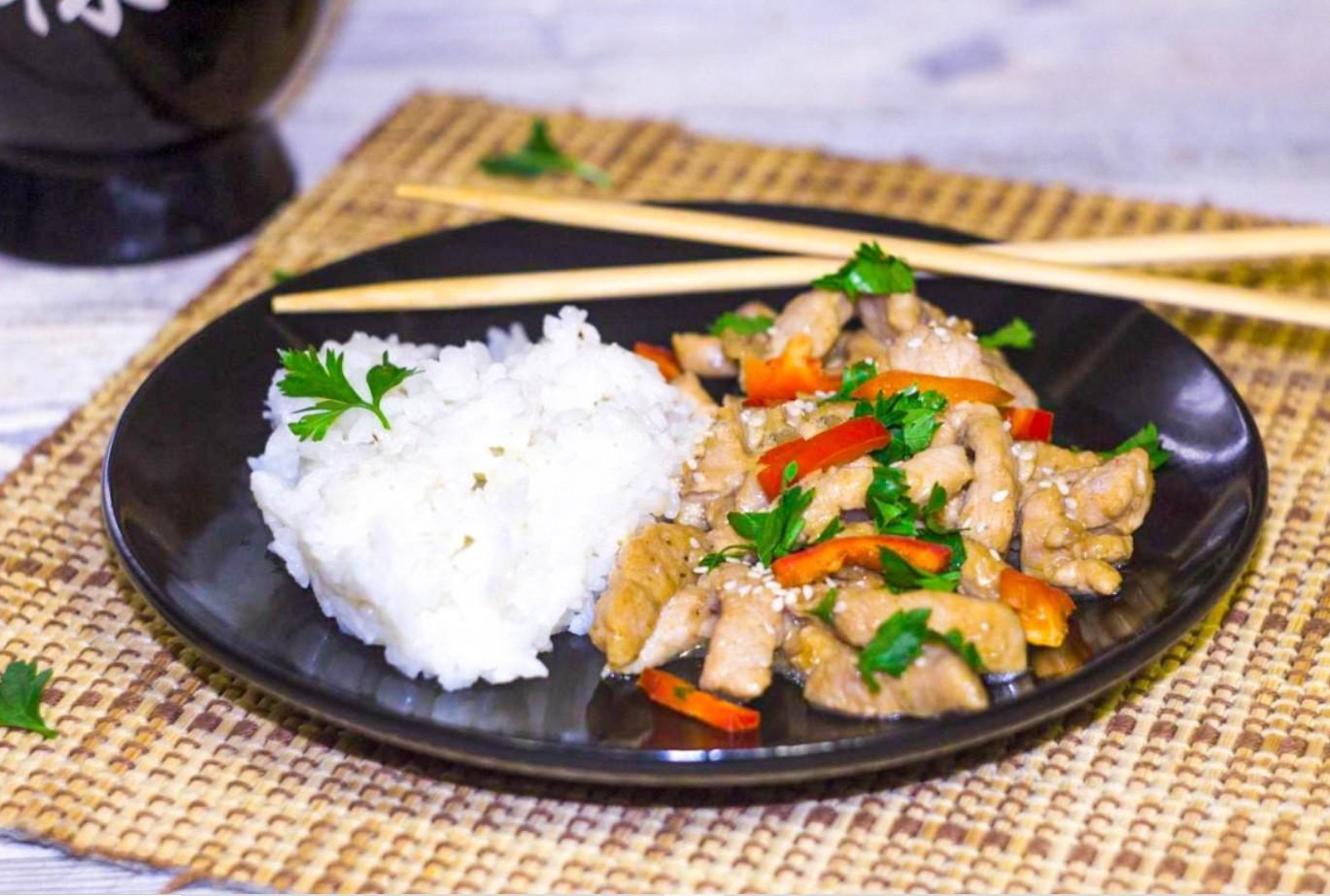 Обложка рецепта Мясо по корейски с перцем