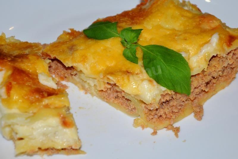 Шаг 18 приготовления Каннеллони с мясным фаршем, помидорами и сыром