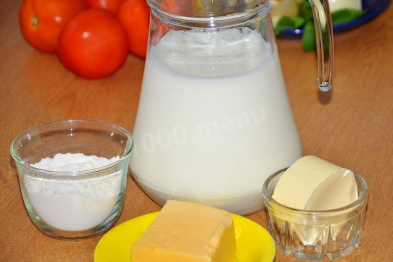 Шаг 2 приготовления Каннеллони с мясным фаршем, помидорами и сыром