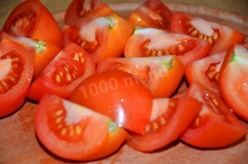 Шаг 3 приготовления Каннеллони с мясным фаршем, помидорами и сыром