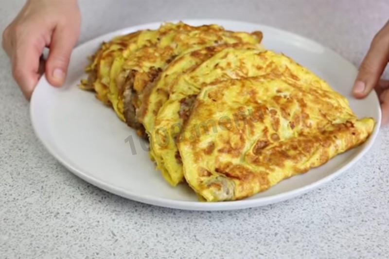 Шаг 6 приготовления Куриный бризоль со сметанной начинкой