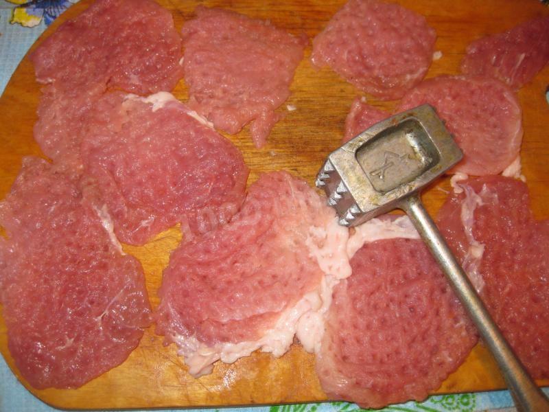 Шаг 3 приготовления Нежное нежирное мясо свинины Любимое