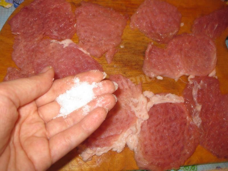 Шаг 4 приготовления Нежное нежирное мясо свинины Любимое