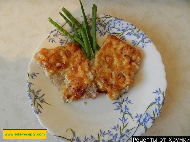 Обложка рецепта Мясо в духовке с сыром