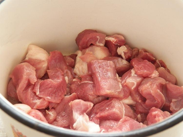 Шаг 4 приготовления Мясо в кисло-сладком соусе