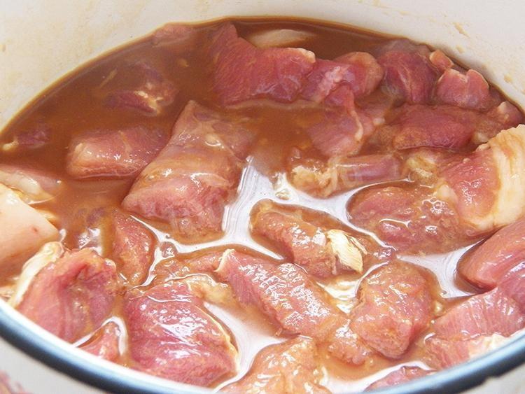 Шаг 9 приготовления Мясо в кисло-сладком соусе