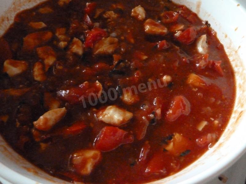 Шаг 7 приготовления Каччиаторе курица запеченная с помидорами по итальянски