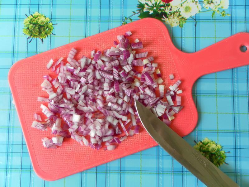 Шаг 4 приготовления Фузилли с мясным фаршем