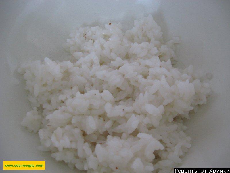 Шаг 1 приготовления Ежики из фарша с рисом в духовке