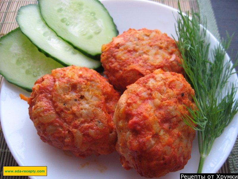 Шаг 11 приготовления Ежики из фарша с рисом в духовке