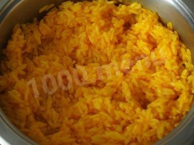 Шаг 2 приготовления Паэлья с овощами