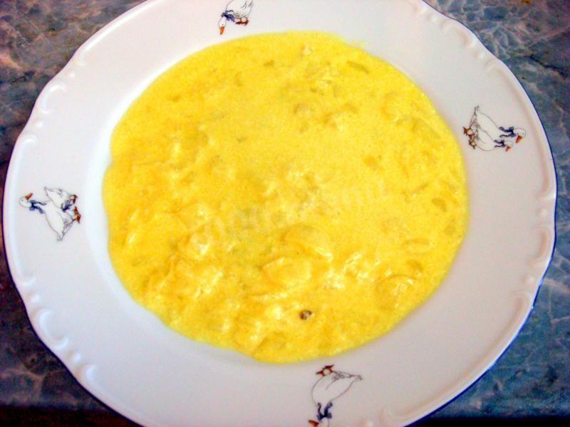 Шаг 5 приготовления Мясо под шафрановым соусом