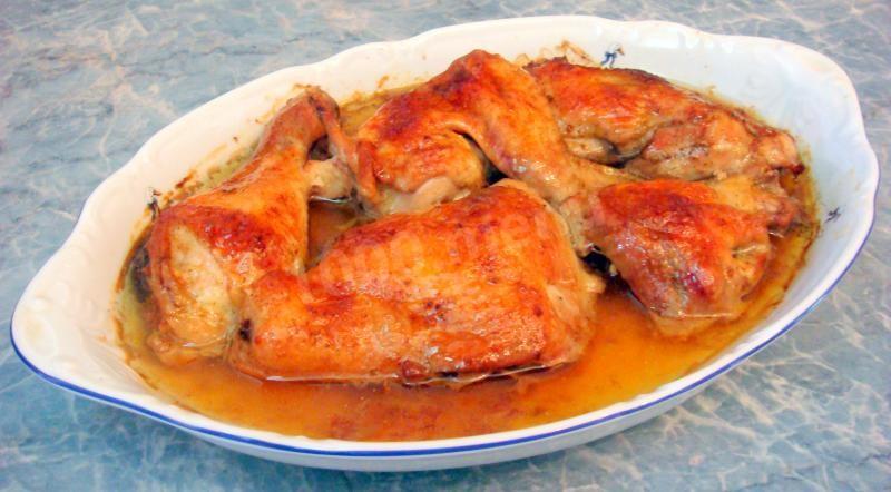 Шаг 10 приготовления Курица в карамели