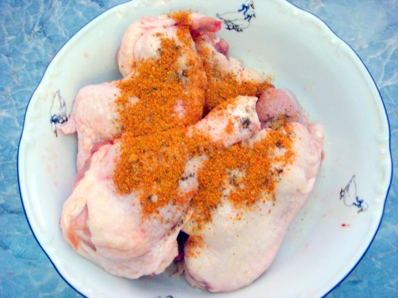 Шаг 2 приготовления Курица в карамели