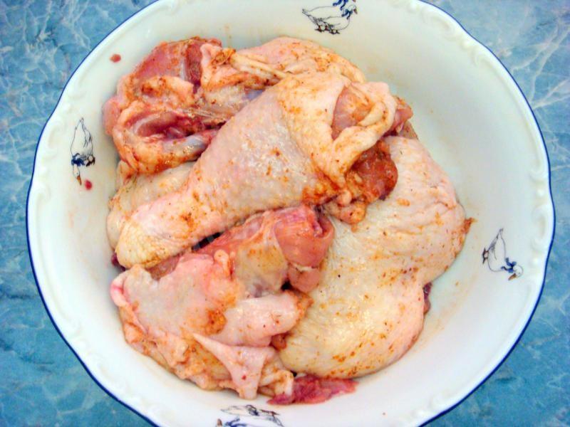 Шаг 3 приготовления Курица в карамели