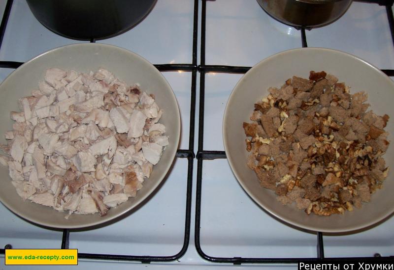 Шаг 6 приготовления Курица с грецкими орехами
