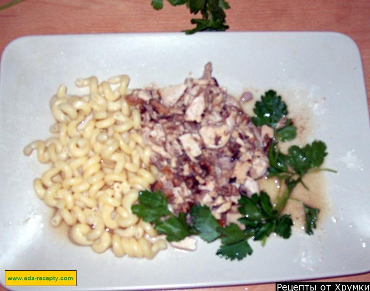 Обложка рецепта Курица с грецкими орехами