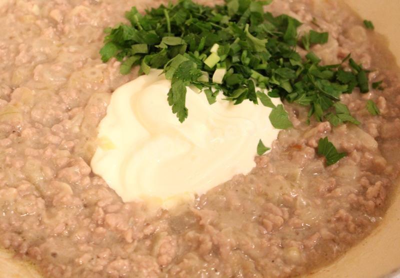 Шаг 6 приготовления Мясной соус для спагетти и макарон