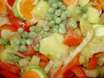 Шаг 11 приготовления Рагу с яблоками и овощами