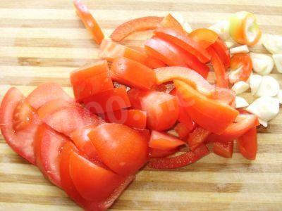 Шаг 7 приготовления Рагу с яблоками и овощами