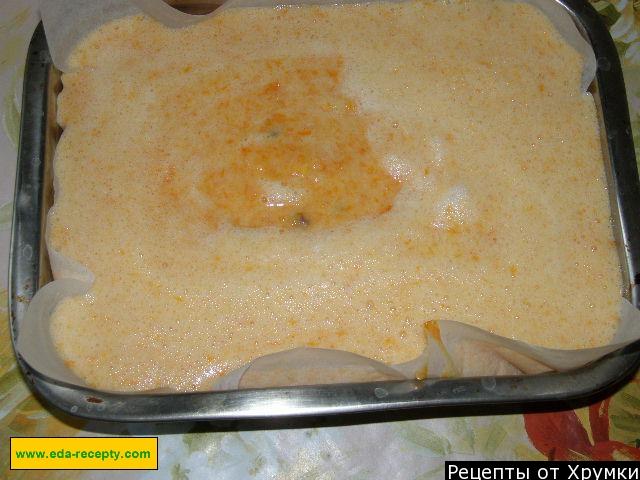 Шаг 13 приготовления Запеканка из тыквы на манной каше