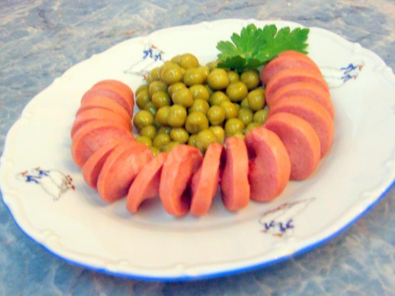 Обложка рецепта Сосиски-спиральки
