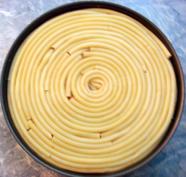 Шаг 16 приготовления Тимбаль мясной с шампиньонами