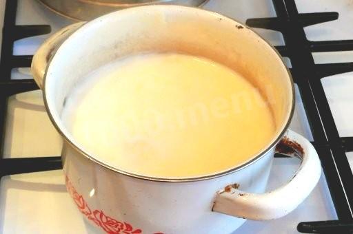 Шаг 5 приготовления Пшеничная каша Русский тыковник