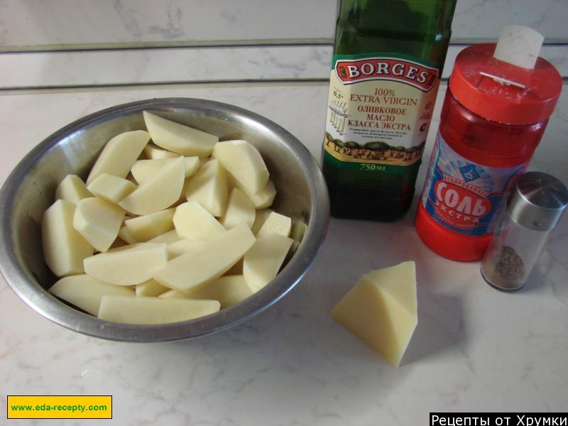 Шаг 7 приготовления Шашлычки из гребешка и лосося с пряным картофелем