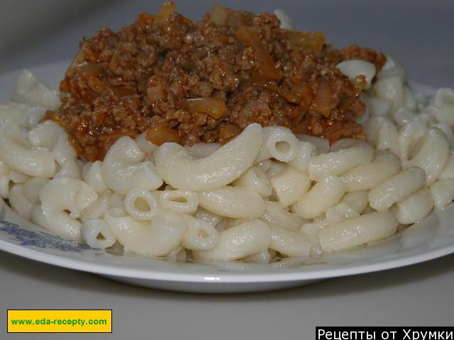 Шаг 10 приготовления Макароны с мясом и помидорами