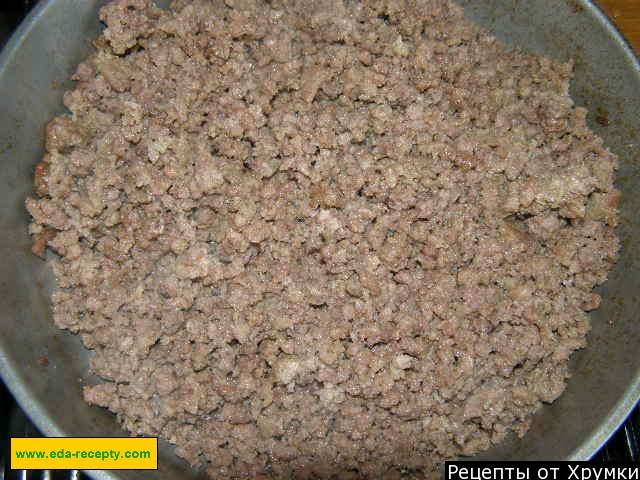 Шаг 4 приготовления Макароны с мясом и помидорами