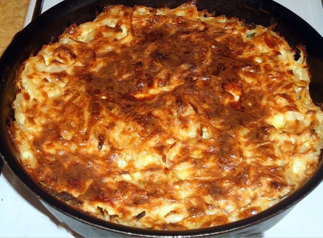 Обложка рецепта Запеканка из капусты с манкой