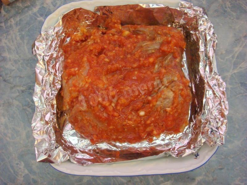 Шаг 8 приготовления Мясо по-домашнему