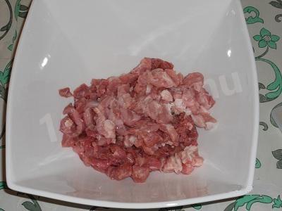 Шаг 2 приготовления Албанская свинина с майонезом и яйцами
