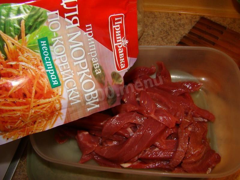 Шаг 3 приготовления Мясо по-китайски в кисло-сладком соусе, обжаренное в кляре