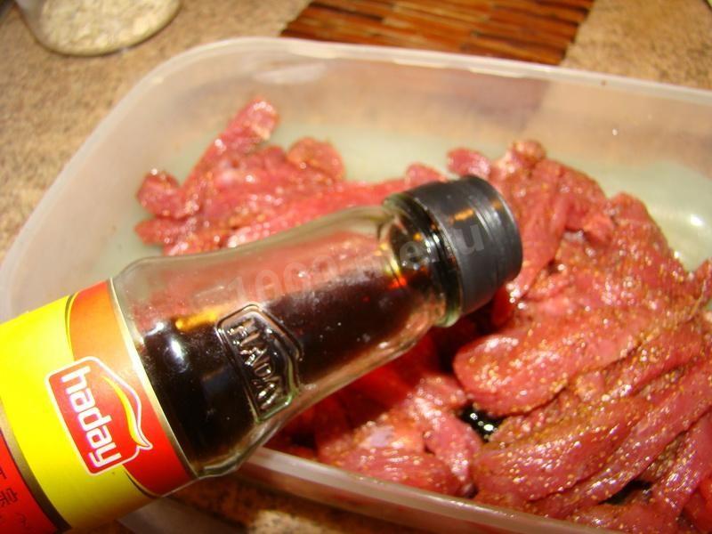 Шаг 4 приготовления Мясо по-китайски в кисло-сладком соусе, обжаренное в кляре