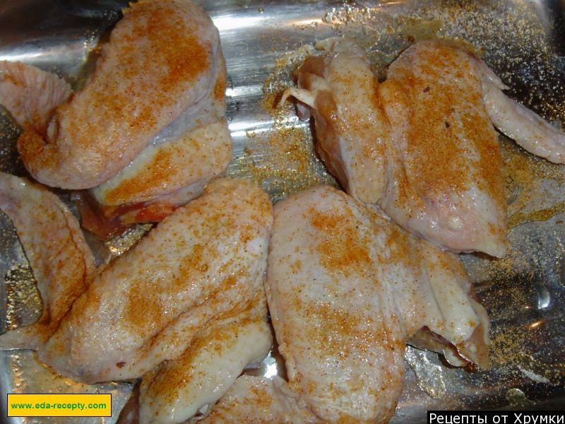 Шаг 2 приготовления Куриные крылышки под апельсином