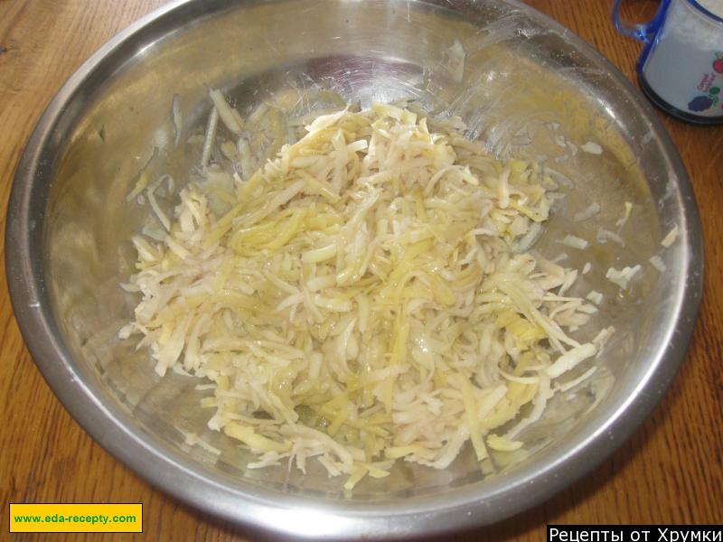 Шаг 2 приготовления Картофляники
