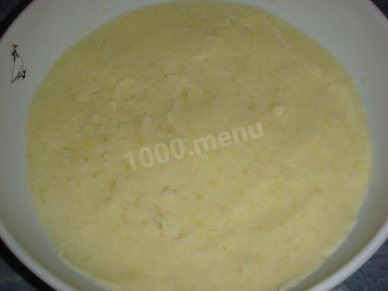 Шаг 8 приготовления Запеканка из куриной грудки с картофелем и грибами