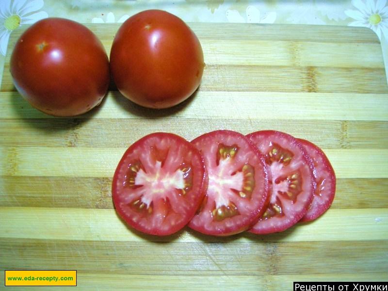 Шаг 4 приготовления Куриная грудка с помидорами и базиликом