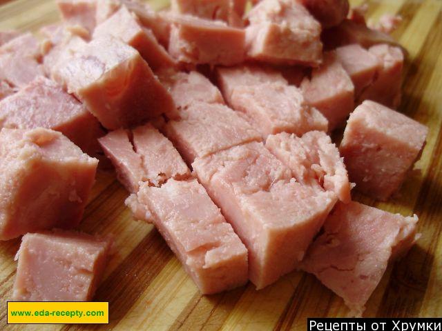 Шаг 6 приготовления запеканка с ветчиной сыром и яйцом