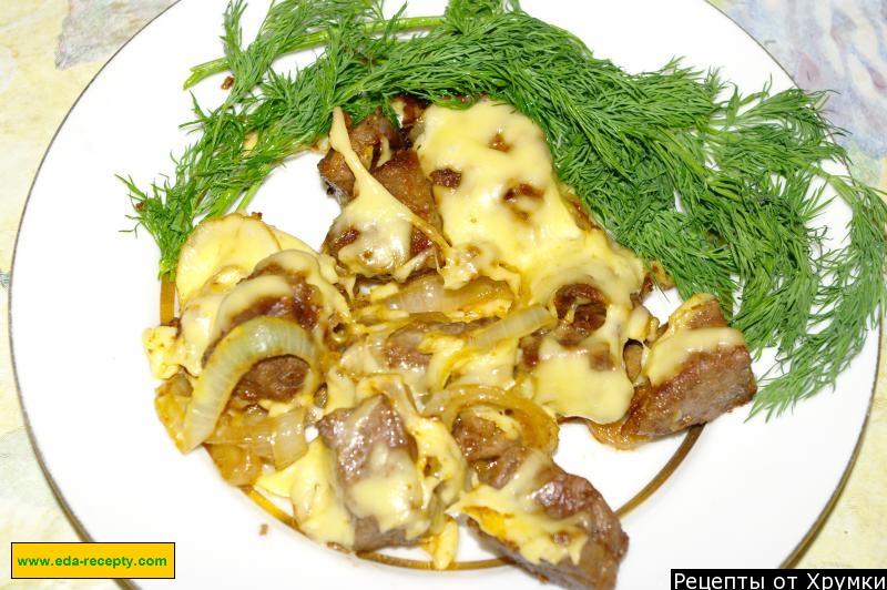 Шаг 8 приготовления Мясо по-испански