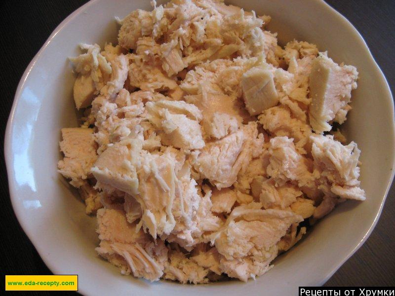 Шаг 9 приготовления Пицца с курицей, картошкой и яблоками