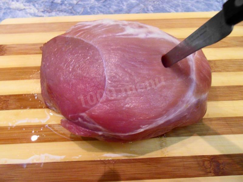 Шаг 3 приготовления Запеченая свинина