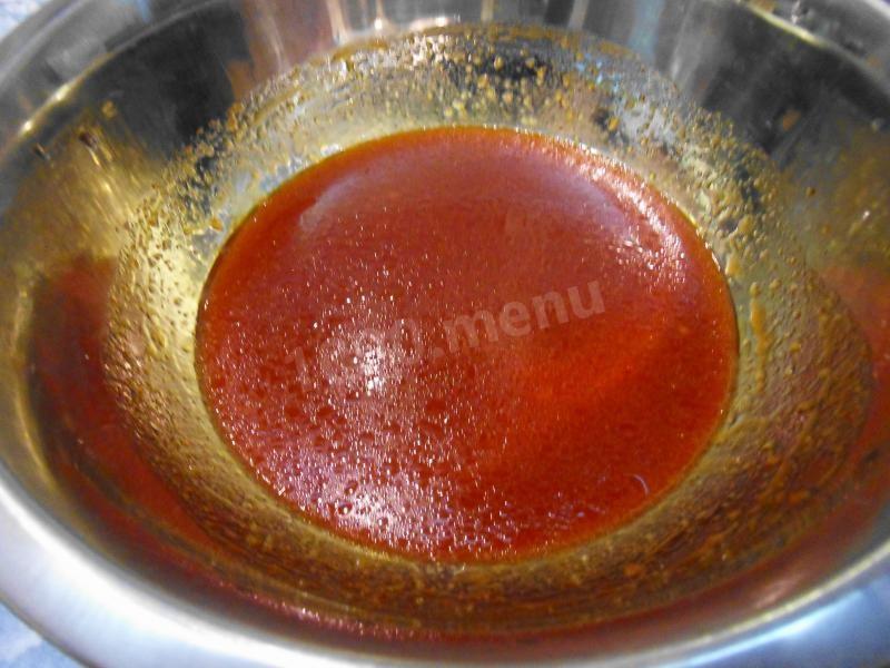 Шаг 3 приготовления Голень куриная в медовом маринаде