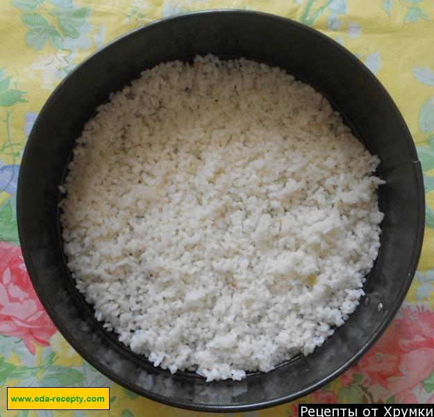 Шаг 9 приготовления Рисовая запеканка
