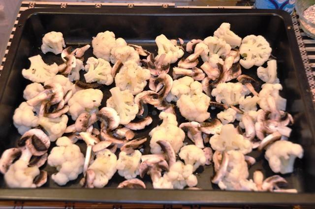 Шаг 4 приготовления Цветная капуста с сыром и виски