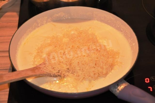Шаг 7 приготовления Цветная капуста с сыром и виски