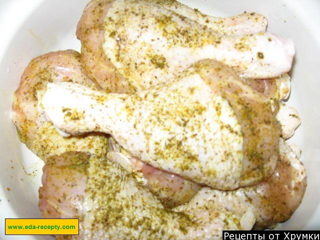 Шаг 2 приготовления Курица тушеная по-малороссийски